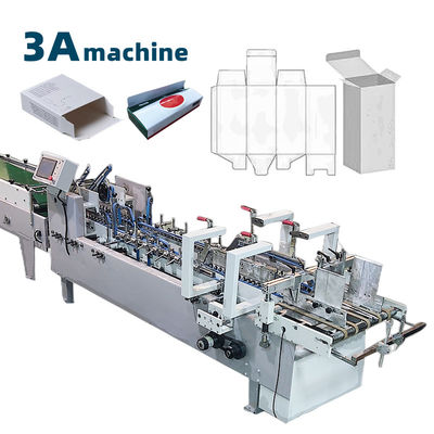 1300 KG 3ACQ 580E Мобильная папка машина бумажная коробка машина для изготовления холодной клея машина