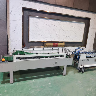 1300 KG 3ACQ 580E Мобильная папка машина бумажная коробка машина для изготовления холодной клея машина