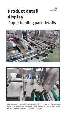 SHH-800AG-2 Автоматический нижний замок Flexo Folder Gluer Подходит для различных типов бумаги