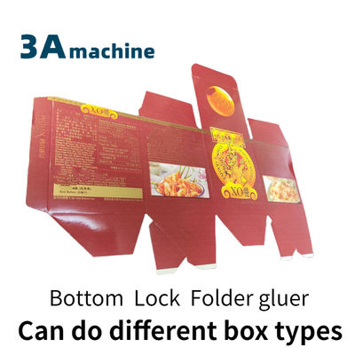 SHH 800AG-2 Автоматический нижний замок Flexo Folder Gluer Идеально подходит для нижних складовых коробок
