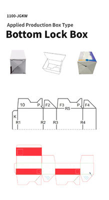 Коробка развернутая шире Max Size 1 105cm 6 углов Folder Gluer Machine для 1100 JGKW Коробка