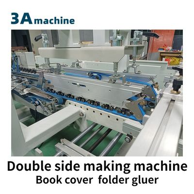 8.25M*1.2M*1.3M Автоматическая книжная обложка Двухсторонняя клеящая машина 650 мм Максимальный размер
