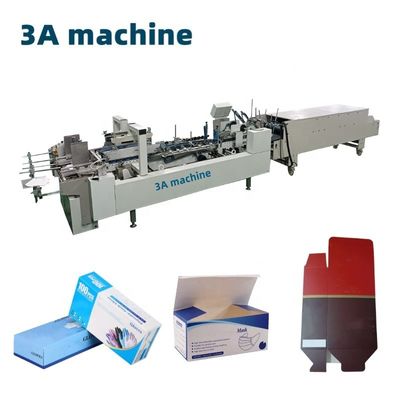 3.5m*1.1m*1.4m CQT-800 Box Folder Gluer Machine для прямолинейного складывания и склеивания коробки