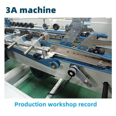 3.5m*1.1m*1.4m CQT-800 Box Folder Gluer Machine для прямолинейного складывания и склеивания коробки
