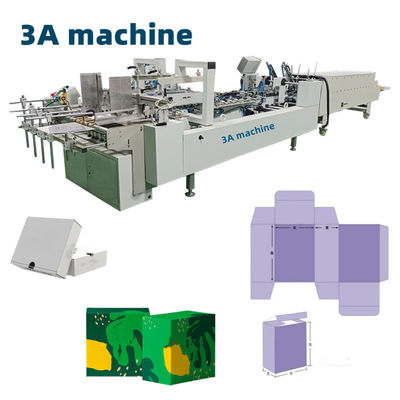 Электроприводное CQT 800 Flexo Folder Gluer прямая линия складывание для производственного завода