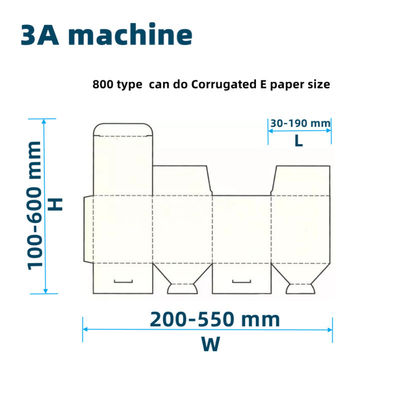 Электроприводное CQT 800 Flexo Folder Gluer прямая линия складывание для производственного завода
