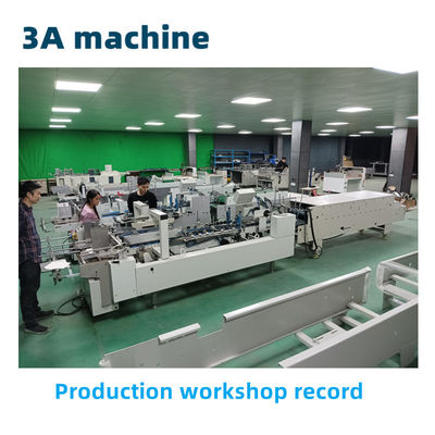 Электроприводное CQT 800 Flexo Folder Gluer прямая линия складывание для производственного завода