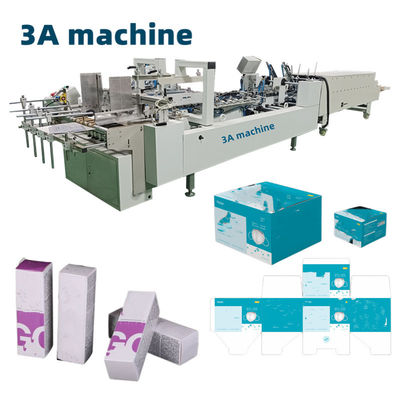 Водорастворимый холодный клей CQT 800 Box Folding Glueing Machine для деревянных упаковок