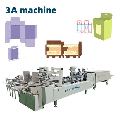 Водорастворимый холодный клей CQT 800 Box Folding Glueing Machine для деревянных упаковок