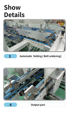 Водорастворимый холодный клей CQT 800 Box Folding Glueing Machine для деревянных упаковок