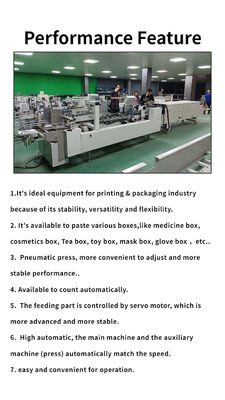 Водорастворимый холодный клей CQT 800 Box Folding Glueing Machine для деревянных упаковок