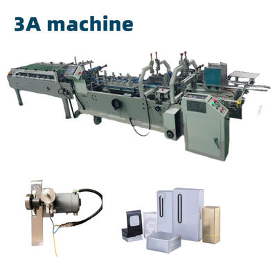 Автоматическая непрерывная подача бумаги CQT580-UV Folder Gluer Machine для складывания бумажных коробок