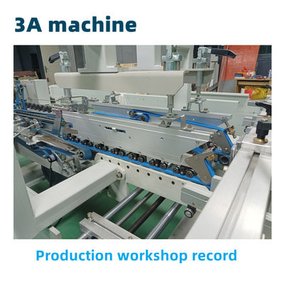 Коробка складывающей машины CQT-800WK-1 гофрированный R Box Folder Gluer для упаковочного материала