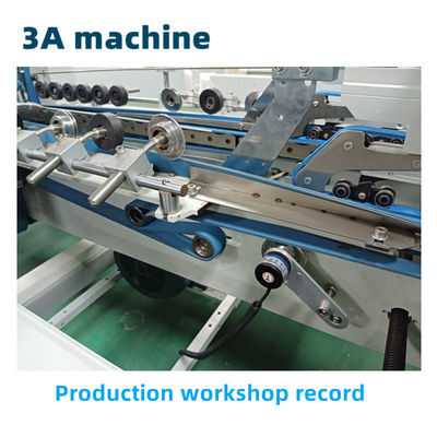 Коробка складывающей машины CQT-800WK-1 гофрированный R Box Folder Gluer для упаковочного материала
