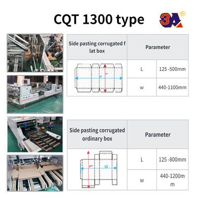 Машина для склеивания папок из картонной коробки CQT-800A Тип бумаги 200g-650g
